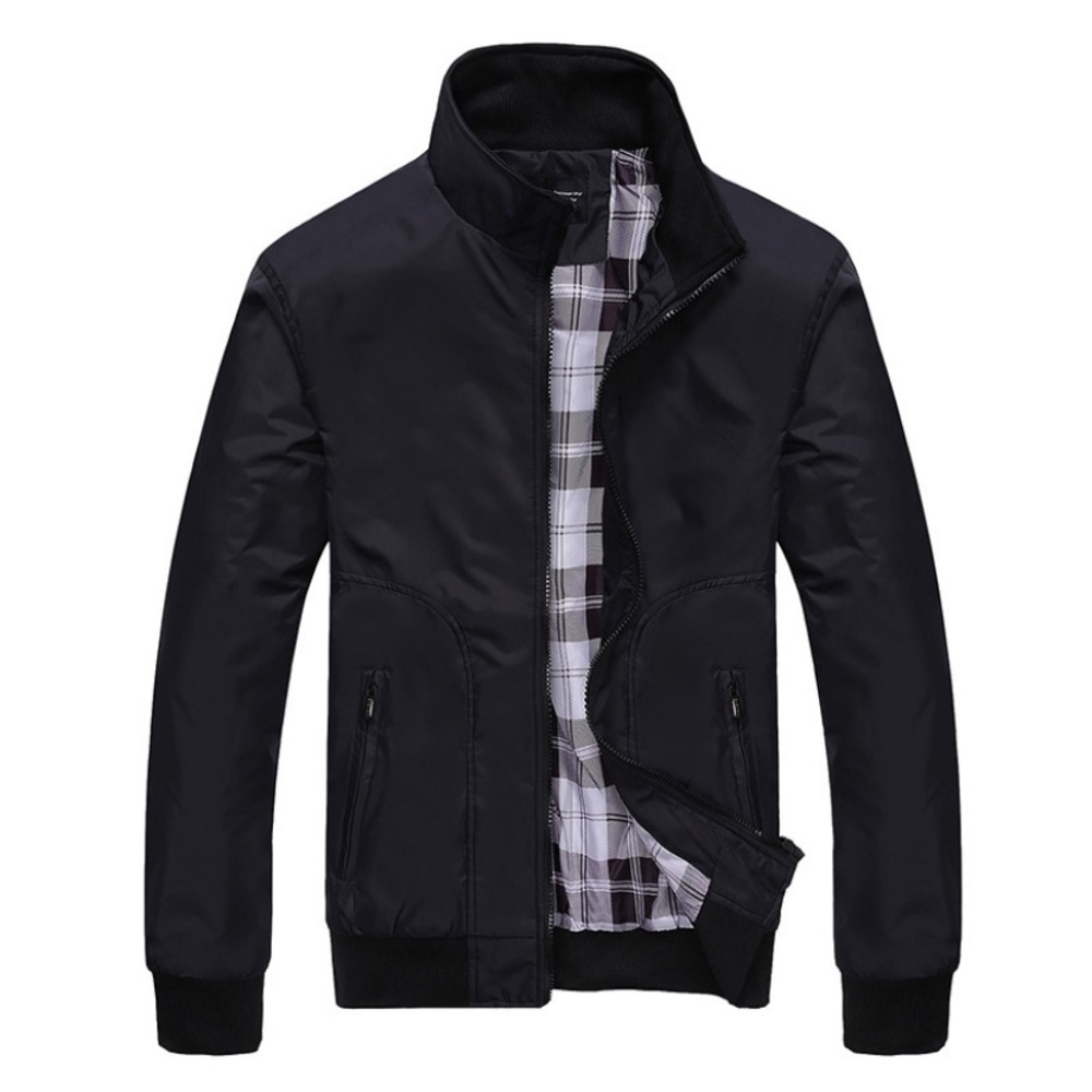 Men casual black jacket